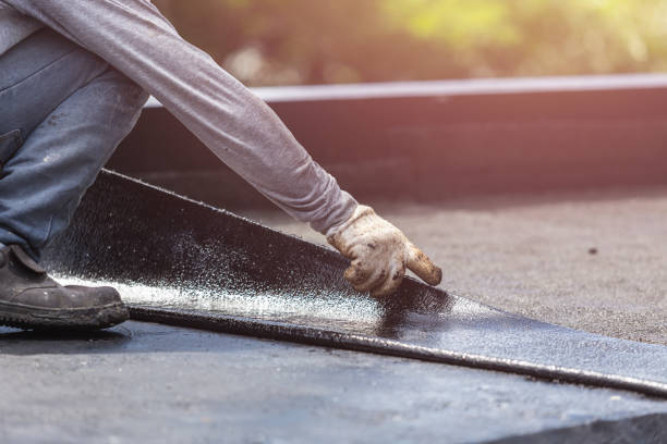 Professional Waterproofing technician working in Forest, IN